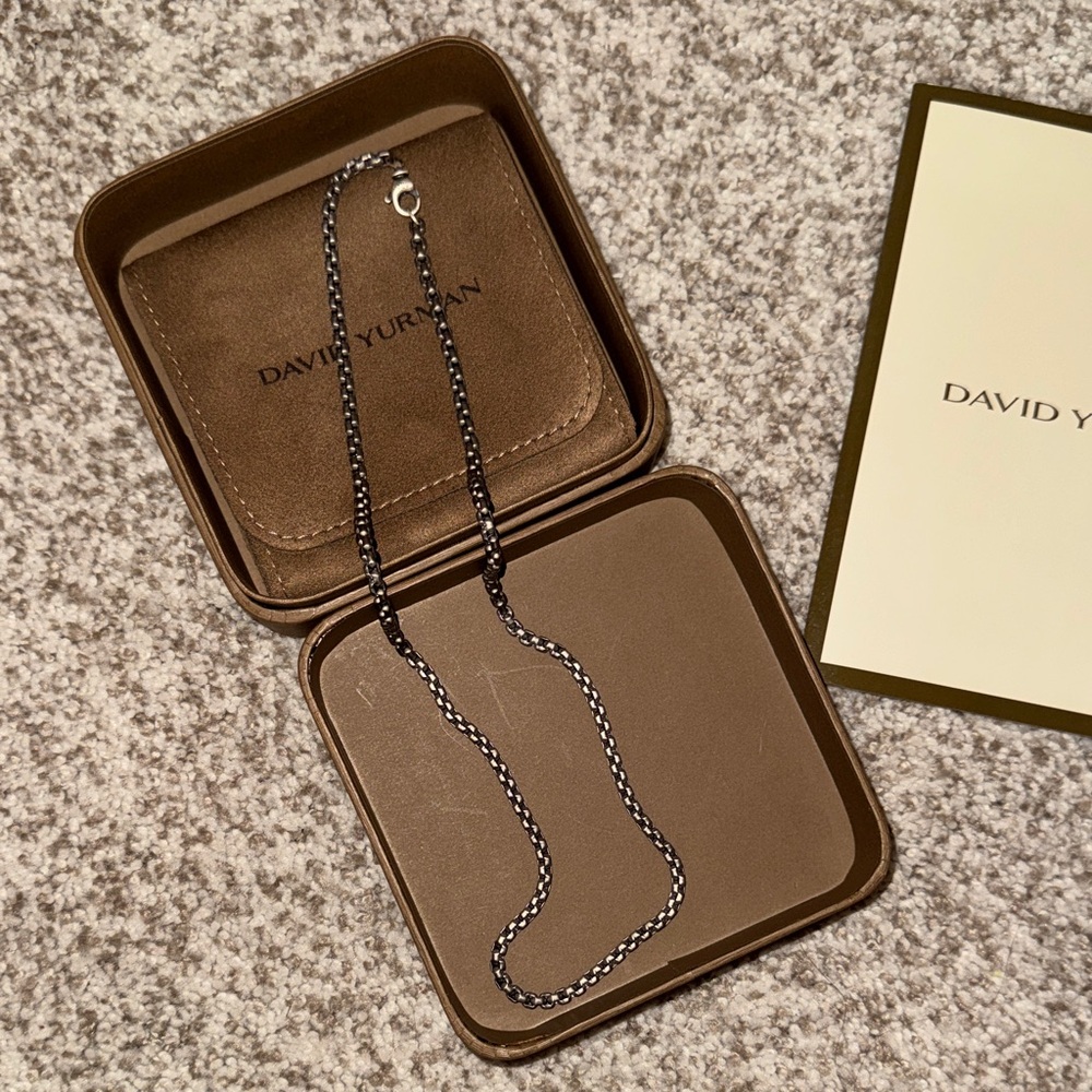 David Yurman Titanium Chain (22in)